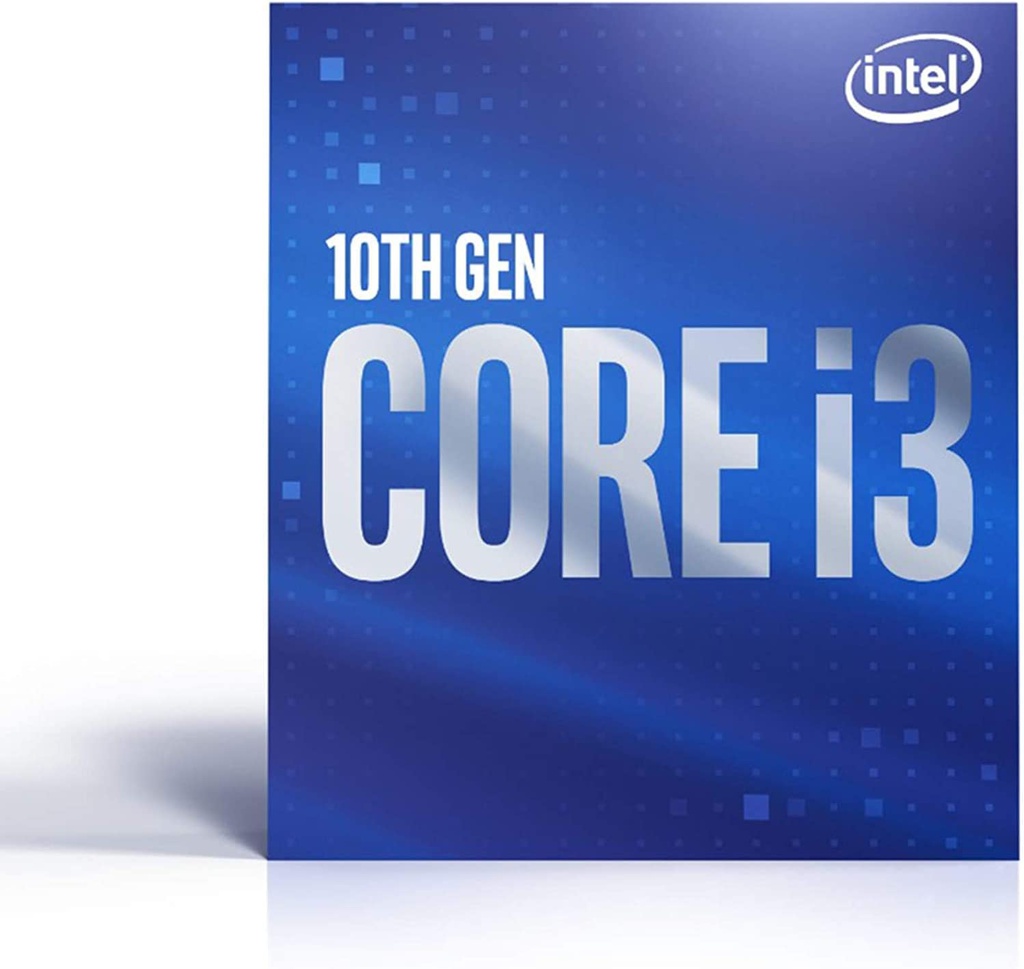 PROCESADOR INTEL CORE I3-10100 3,60 GHz 3.6GHZ (COMET LAKE 10TH GEN) LGA1200 / 4 NUCLEO / 8HILOS / 12 MB CACHE