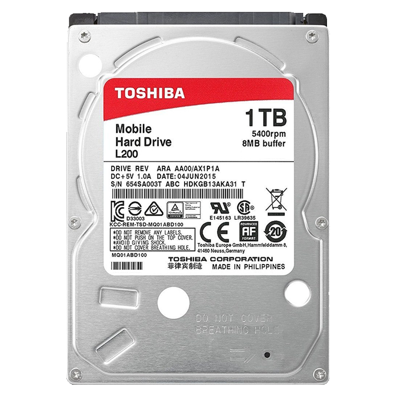 HDD TOSHIBA MOBILE 1TB 2.5&quot;
